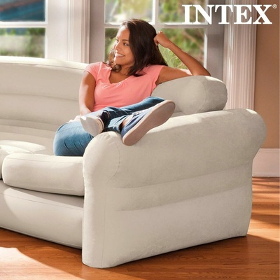 Intex 67768ND Full Comfort-Plush Luchtbed met Ingebouwde Pomp 191x137x33cm
