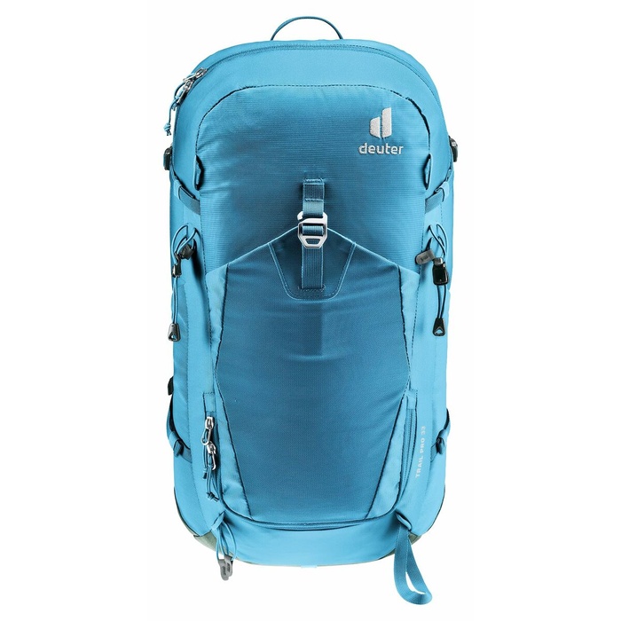 Deuter Trail Pro 33L Wandelrugzak - Blauw/Groen - Premium Meerdag Trekking Rugzak met Airstripes Technologie