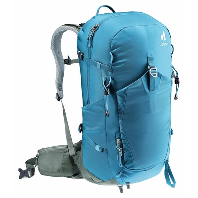 Deuter Trail Pro 33L Wandelrugzak - Blauw/Groen - Premium Meerdag Trekking Rugzak met Airstripes Technologie