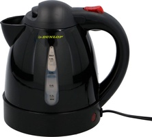Dunlop Camping waterkoker Zwart 12V Stekker 0,8L