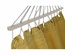 Hammock DKD Home Decor Ocre Polyester Cotton Pinewood Fringe (255 x 80 x 28 cm)