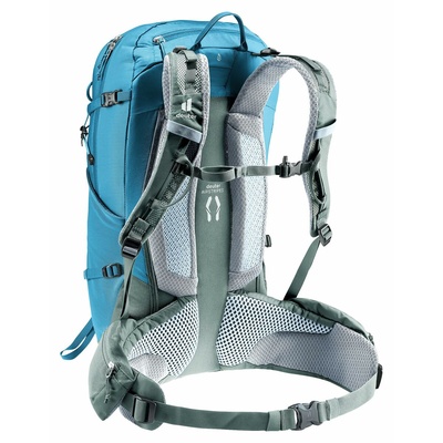 Deuter Trail Pro 33L Wandelrugzak - Blauw/Groen - Premium Meerdag Trekking Rugzak met Airstripes Technologie