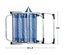 Folding Chair Aktive White Navy Blue 56 x 50 x 88 cm 48 x 50 x 88 cm Sailor