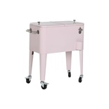 Portable Fridge Home ESPRIT Pink Steel polypropylene 74 x 43 x 80 cm