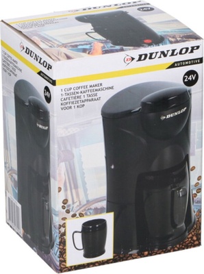 Dunlop Koffiezetapparaat Sigarettenaansluiting 1 Kop 24V Truck/Vrachtwagen of Camper