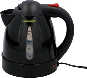 Dunlop Camping waterkoker Zwart 12V Stekker 0,8L