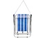 Folding Chair Aktive White Navy Blue 44 x 45 x 76 cm Sailor