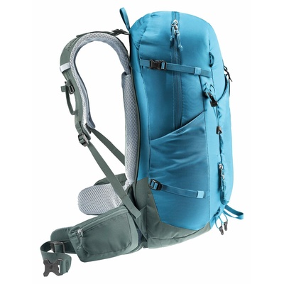 Deuter Trail Pro 33L Wandelrugzak - Blauw/Groen - Premium Meerdag Trekking Rugzak met Airstripes Technologie