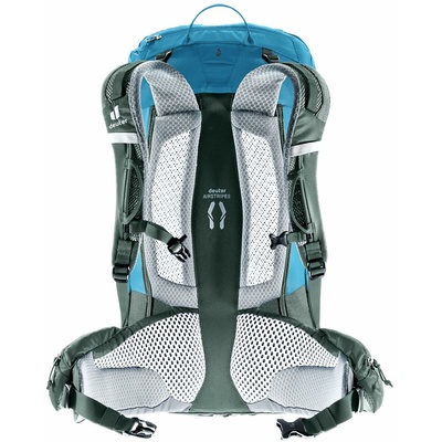 Deuter Trail Pro 33L Wandelrugzak - Blauw/Groen - Premium Meerdag Trekking Rugzak met Airstripes Technologie