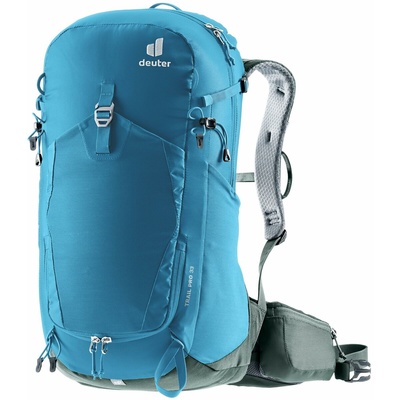 Deuter Trail Pro 33L Wandelrugzak - Blauw/Groen - Premium Meerdag Trekking Rugzak met Airstripes Technologie