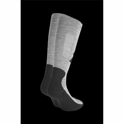 Sportsokken Picture  Wooling Ski Zwart/Gris Donker grijs Maat 40-43