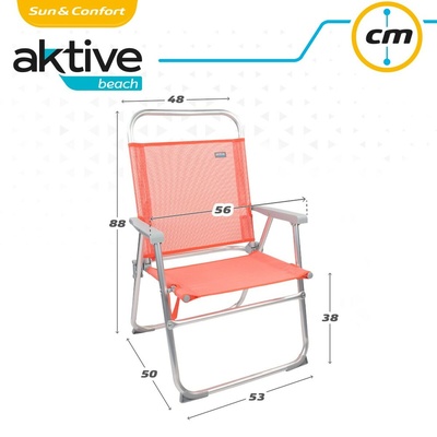 Folding Chair Aktive 48 x 50 x 88 cm