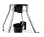 Coal Barbecue with Cover and Wheels DKD Home Decor Black Metal Plastic Rectangular 52,4 x 59 x 91,6 cm