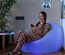 Opblaasbare fauteuil met veelkleurige lampjes en afstandsbediening Chight InnovaGoods