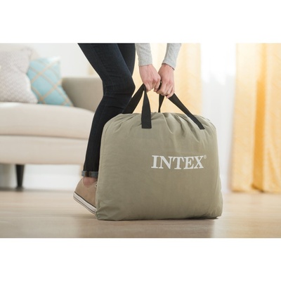 Intex 64124ND Queen Pillow Rest 2-Persoons Luchtbed 203x152x42 cm Blauw