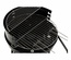 DKD Home Decor Portable Charcoal Barbecue with Wheels - Compact BBQ Grill 59x49.5x82cm - Black Steel Mobile Garden Grill